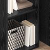 vidaXL Libreria Rovere Nero 40 x 30 x 114 cm Legno multistrato