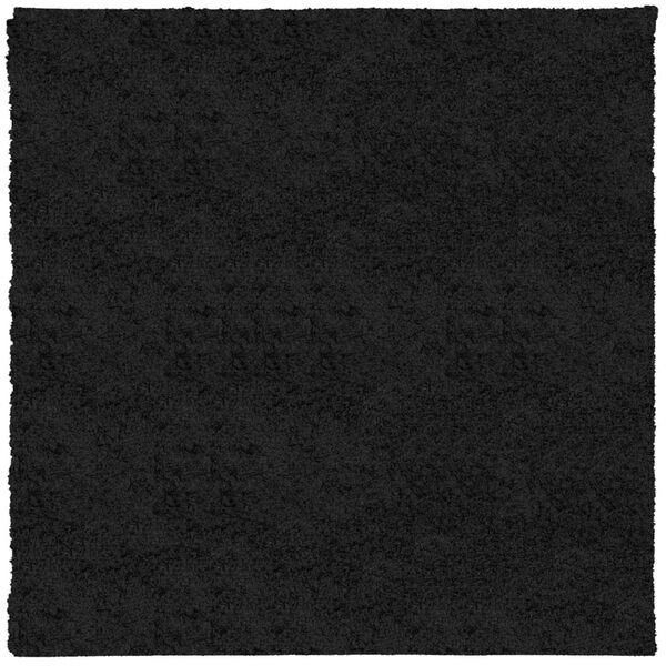 vidaXL Tappeto Shaggy PAMPLONA a Pelo Lungo Moderno Nero 160x160 cm