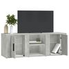 vidaXL Mobile per TV Grigio Cemento 100x31,5x35 cm Legno Multistrato