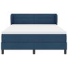 vidaXL Letto a molle con materasso Blu 160 x 200 cm Tessuto