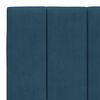 vidaXL Letto con Materasso Hanko Blu 180x200 cm in Velluto
