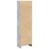 vidaXL Libreria Grigio Cemento 40x24x143 cm in Truciolato