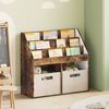 vidaXL Libreria per Bambini Rovere fum&eacute; 72,5 x 29,5 x 69 cm