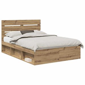 vidaXL Struttura del letto Rovere Artigianale 150 x 200 cm