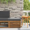 vidaXL Poggiapiedi da Esterno Legno di Acacia Massello Naturale