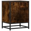 vidaXL Comodino Rovere Fumo 40x31x50 cm in Truciolato