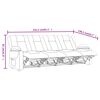 vidaXL Divano Massaggiante 4 Posti con Portabicchieri Crema Similpelle