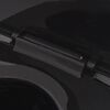 vidaXL WC a Muro con Sciacquone Nascosto in Ceramica Nera