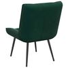 vidaXL Sedia Relax 64x74x84 cm Verde Scuro in Velluto