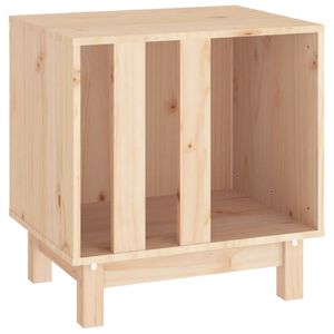 vidaXL Casetta per Cani 50x40x52 cm in Legno Massello di Pino