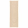 vidaXL Tappeto ZIZUR Beige 80x250 cm Aspetto Iuta Interni ed Esterni
