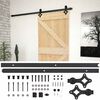 vidaXL Porta scorrevole 100 x 210 cm Legno Massello di Pino