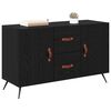 vidaXL Credenza Rovere Nero 100 x 36 x 60 cm Legno multistrato