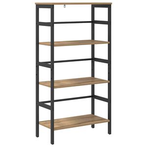 vidaXL Libreria 3 livelli 60 x 29,5 x 115 cm Legno ingegnerizzato
