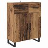 vidaXL Credenza Legno vecchio 69,5 x 34 x 180 cm Legno multistrato