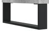 vidaXL Credenza Grigio Cemento 69,5x34x180 cm in Legno Multistrato