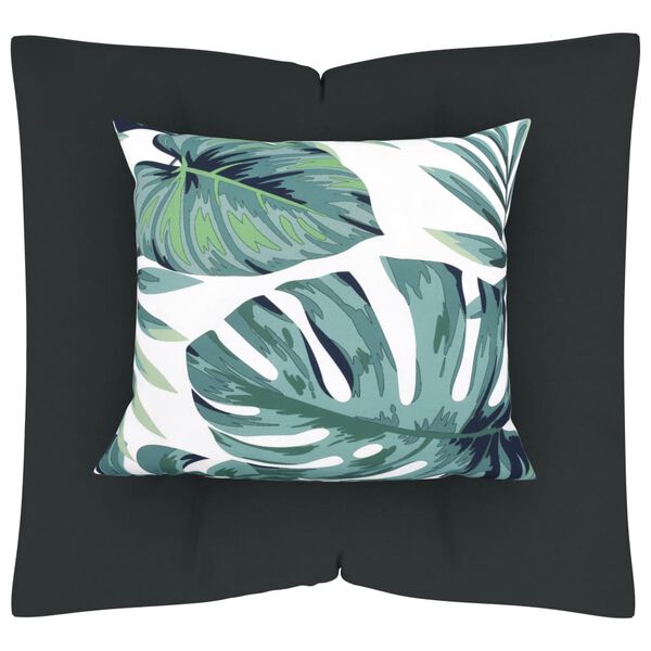 vidaXL Cuscini per Pallet da Pavimento 2 pz Antracite in Tessuto