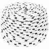 vidaXL Corda multiuso 6 mm 100 m Bianco Poliestere