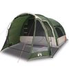 vidaXL Tenda Familiare per 6 Persone Verde Impermeabile
