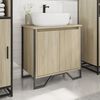 vidaXL Mobile Lavabo Bagno Rovere Sonoma 60x35x60 cm in Truciolato