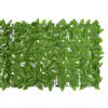 vidaXL Schermo Privacy da Balcone con Foglie Verde 600x75 cm