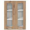 vidaXL Armadio pensile Riga Rovere artigianale 60 x 31 x 80 cm
