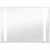 vidaXL Specchio da Parete a LED per Bagno 100x60 cm
