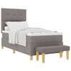 vidaXL Letto a molle con cuscino Talpa 200 x 80 cm Tessuto