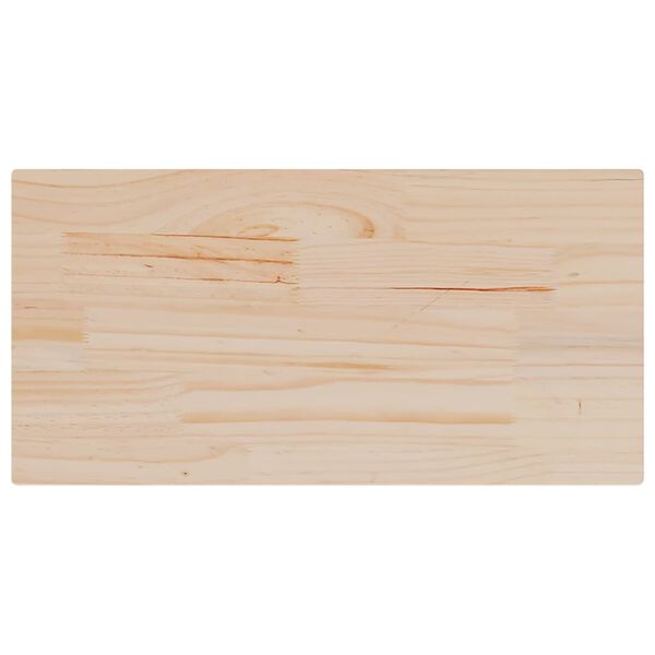 vidaXL Piani Tavolo 2 pz 90x45x2,5 cm Rettangolare Legno Massello Pino