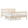 vidaXL Giroletto 120x190 cm Small Double in Legno Massello