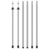 vidaXL Aste Telescopiche per Tende 102-260 cm 2pz in Alluminio