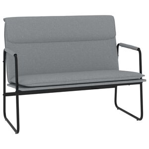 vidaXL Panca Grigio Chiaro 100x64x80 cm in Tessuto