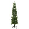 vidaXL Albero di Natale Artificiale Sottile con Base 210 cm PE