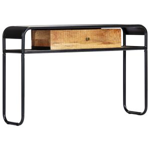 vidaXL Tavolo Consolle 118x30x75 cm in Legno Massello di Mango