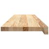 vidaXL Davanzali 2 pz Non Trattati 90x25x2 cm Legno Massello di Rovere