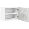 vidaXL Armadio pensile 2 pcs Grigio Cemento e Bianco 50 x 31 x 40 cm