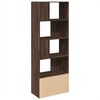 vidaXL Libreria Rovere Marrone 70x36x189 cm in Legno Multistrato