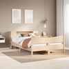 vidaXL Letto senza Materasso 135x190 cm in Legno Massello di Pino