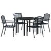 vidaXL Set da Pranzo per Giardino 5 pcs Antracite