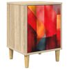 vidaXL Armadio da Notte HEESCH Rovere Sonoma 36 x 33 x 50 cm