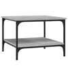 vidaXL Tavolino da Salotto Grigio Sonoma 55x55x40 cm Legno Multistrato