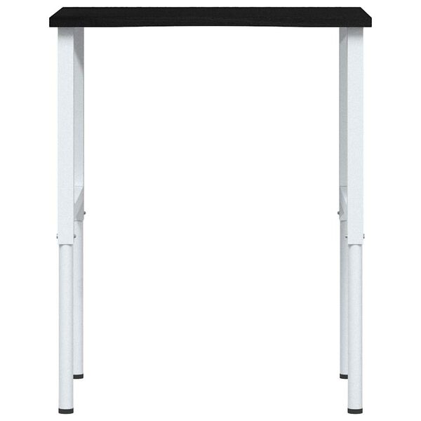 vidaXL Banco Lavoro Marrone Scuro 80x60x(71,5-98) cm Legno di Rovere