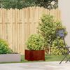 vidaXL Fioriera Arrugginita 40x40x30 cm in Acciaio Corten