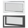 vidaXL Finestra per Soffitta RISOR 110 x 50 cm PVC e Vetro Antracite
