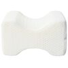 vidaXL Knee Pillow Bianco Schiuma di memoria e poliestere