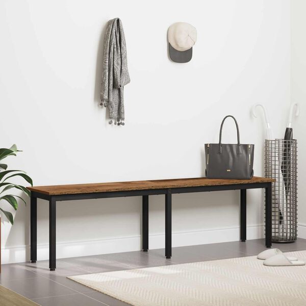 vidaXL panchina Legno vecchio 160 x 35 x 45 cm Legno multistrato