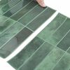 vidaXL Piastrella Rettangolare 10 pcs Verde Scuro 29 x 23 x 0,08 cm