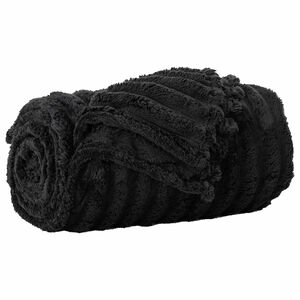 vidaXL Coperta Nero 200 x 150 cm 0.8 kg Panno