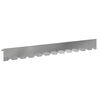vidaXL Bordura per Prato 30 pz 102 x 10 x 4 cm Acciaio Argento
