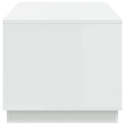 vidaXL Tavolino da Salotto Bianco 102x50x44 cm in Legno Multistrato